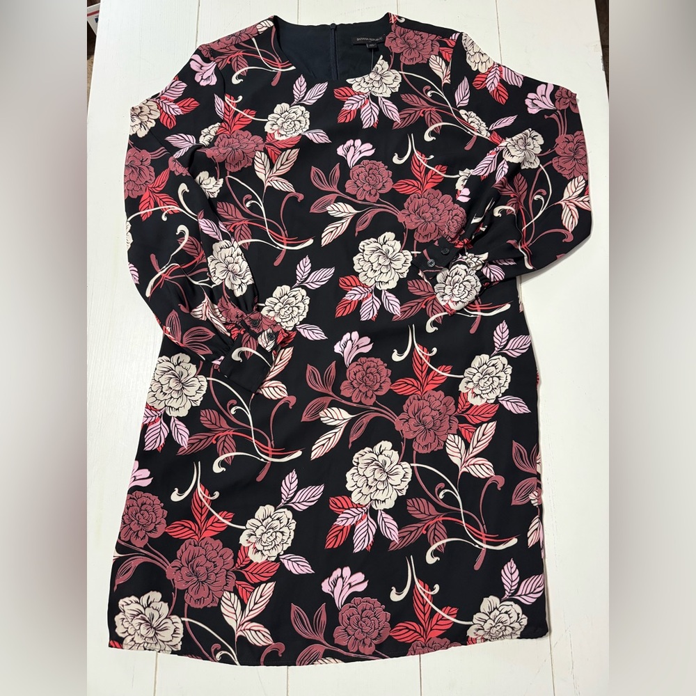 Banana Republic Floral Longsleeve Dress
